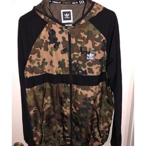 Adidas Camo Windbreaker Jacket